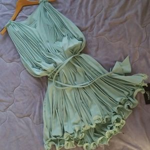 [brand new] Broomstick Pleated Dress